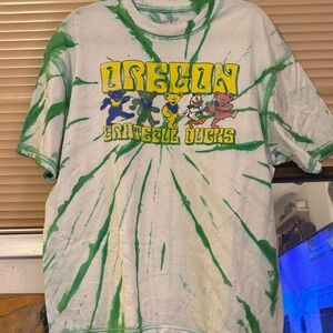 Tie-Dye Oregon Grateful Dead T factory 2nd pinhole and discoloration never worn